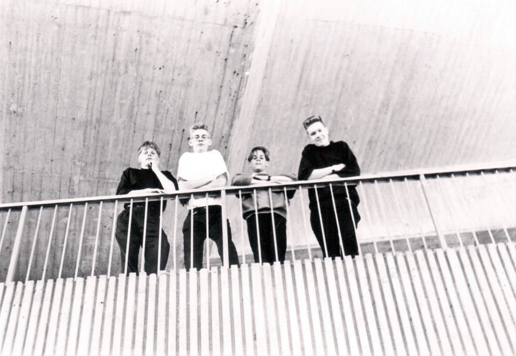 The whole gang during our first photo-shoot in 1989.